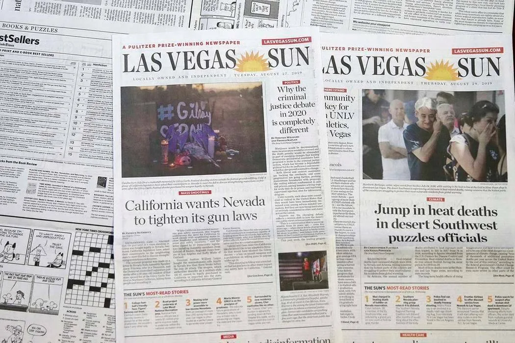 Las Vegas Sun's Print Edition Halted by Rival Review-Journal Amid Decades-Long Legal Battle