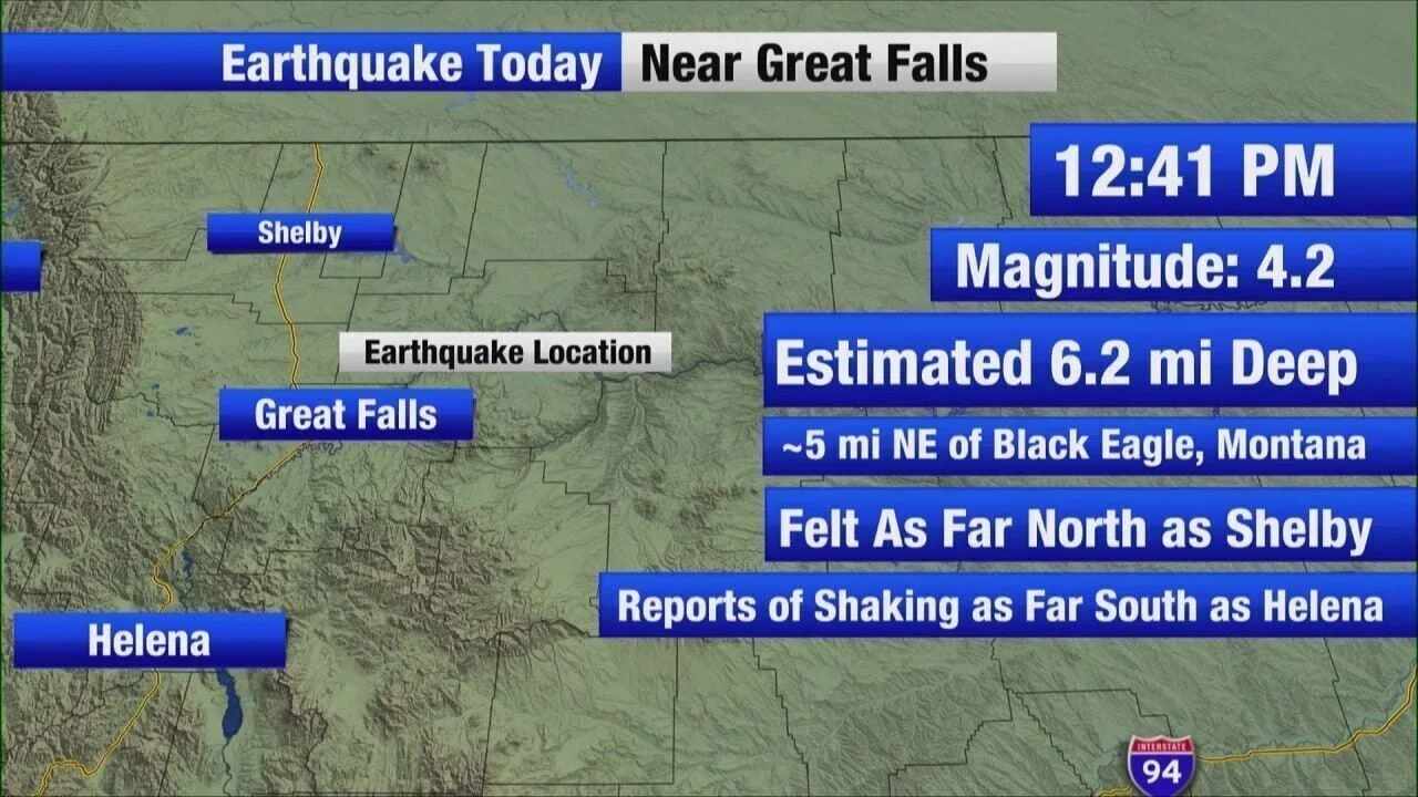 Montana Communities Abuzz: Earthquake Jolts Great Falls, Homicide Arrest, and Helena Scare