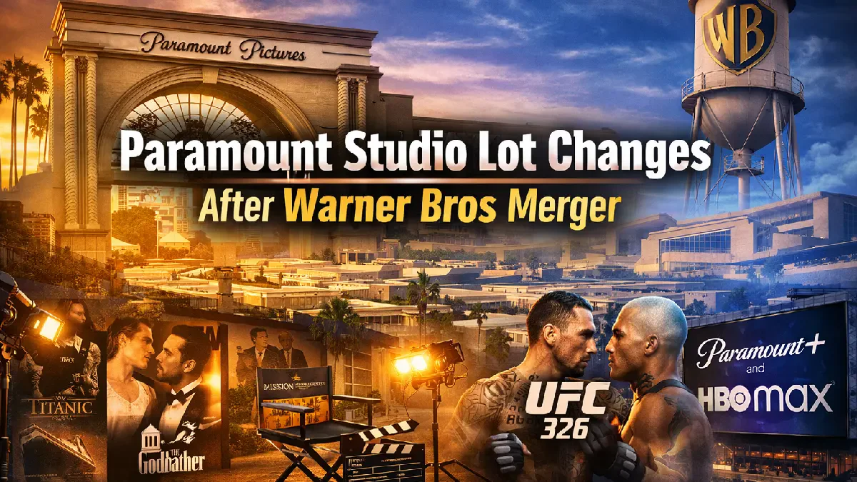 Paramount's Historic Studio Lot Faces Potential Reshaping After Warner Bros. Acquisition