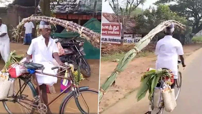 Viral Journey: Elderly Tamil Nadu Man's Pongal Gifts for Daughter Captivate Millions