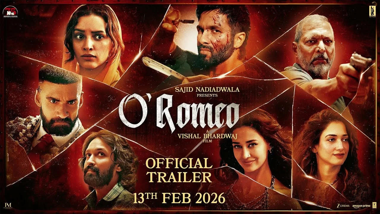 Shahid Kapoor's O'Romeo Trailer Drops Today; Dark Romantic Action Drama Unveiled