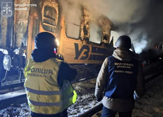 Dramatic Rescue: Baby Evacuated from Burning Train After Russian Strike as Ukraine Braces for New Offensive