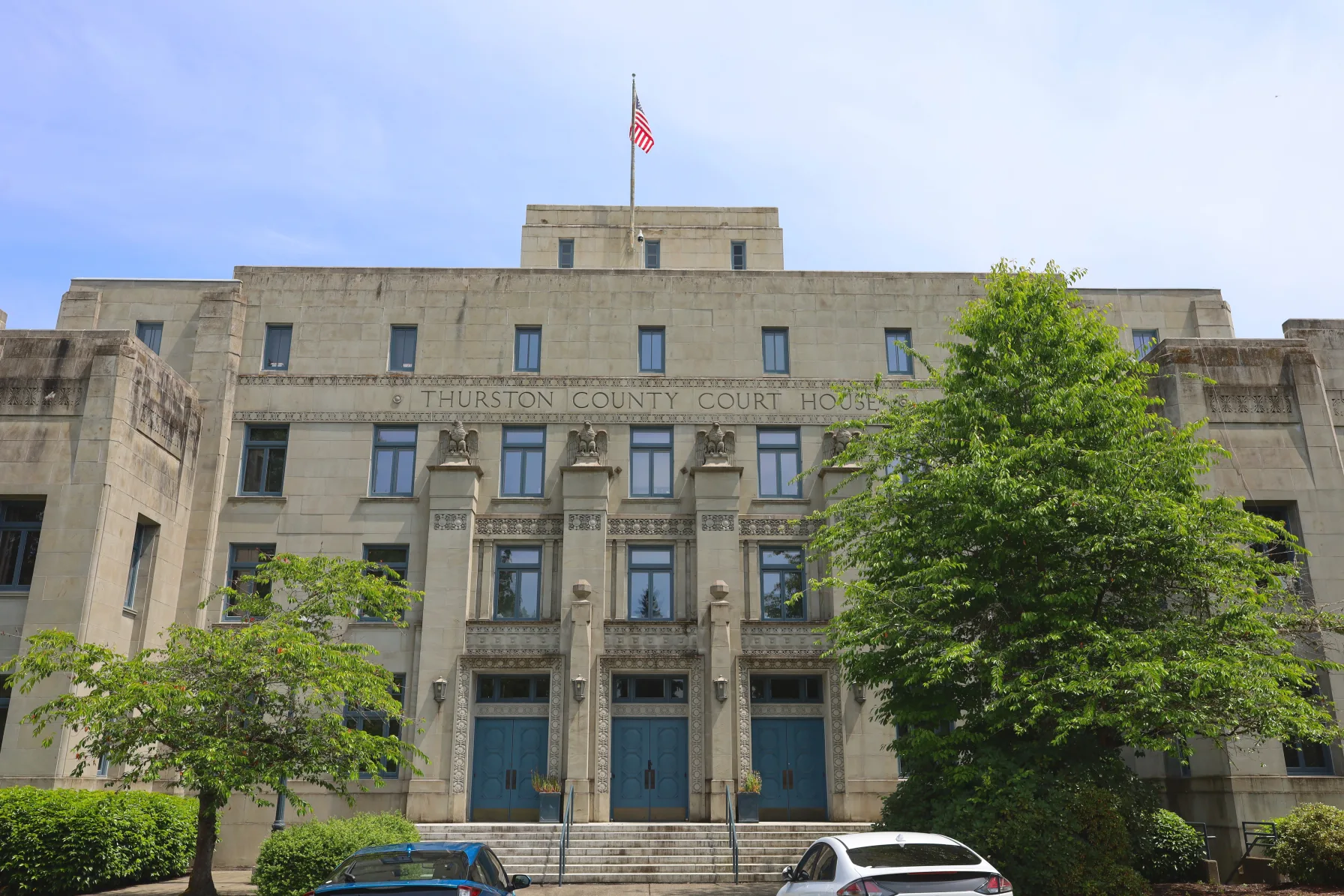 The Thurston County Courthouse in Olympia, Washington, where a judge ruled Friday on the Initiative 645 ballot language dispute