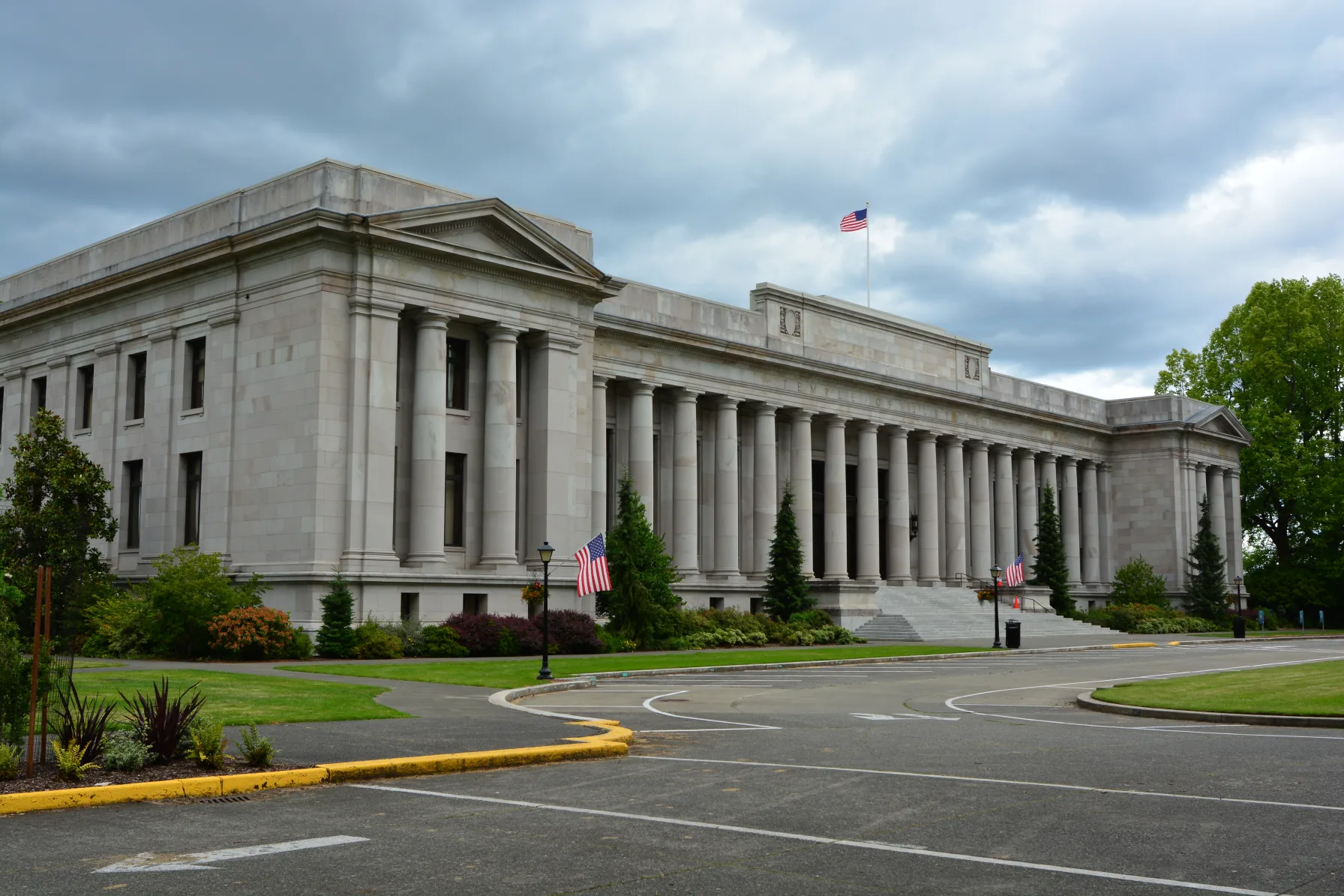 The Temple of Justice, home of the Washington State Supreme Court, in Olympia
