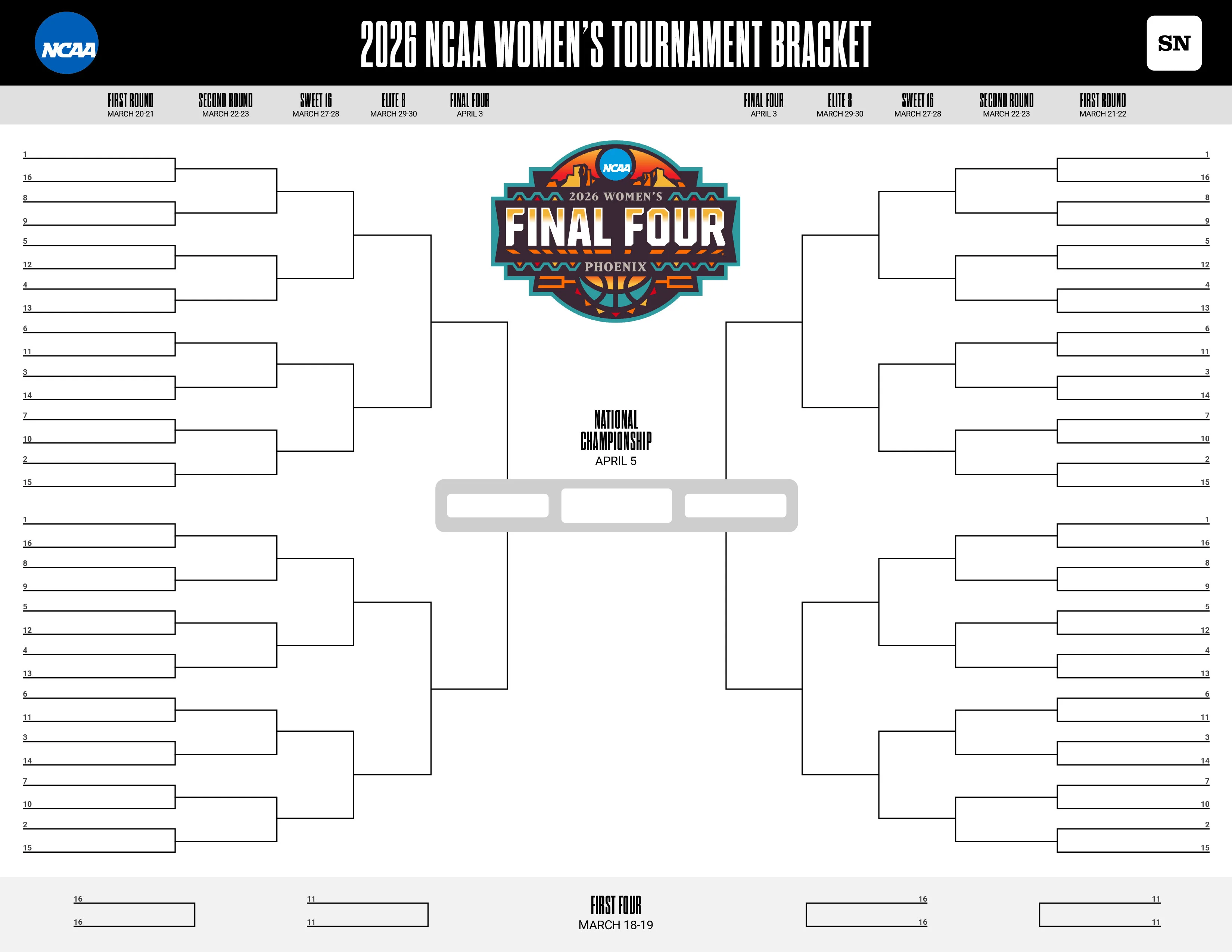 Anticipation Builds as 2026 Women's NCAA Tournament Bracket is Unveiled on Selection Sunday